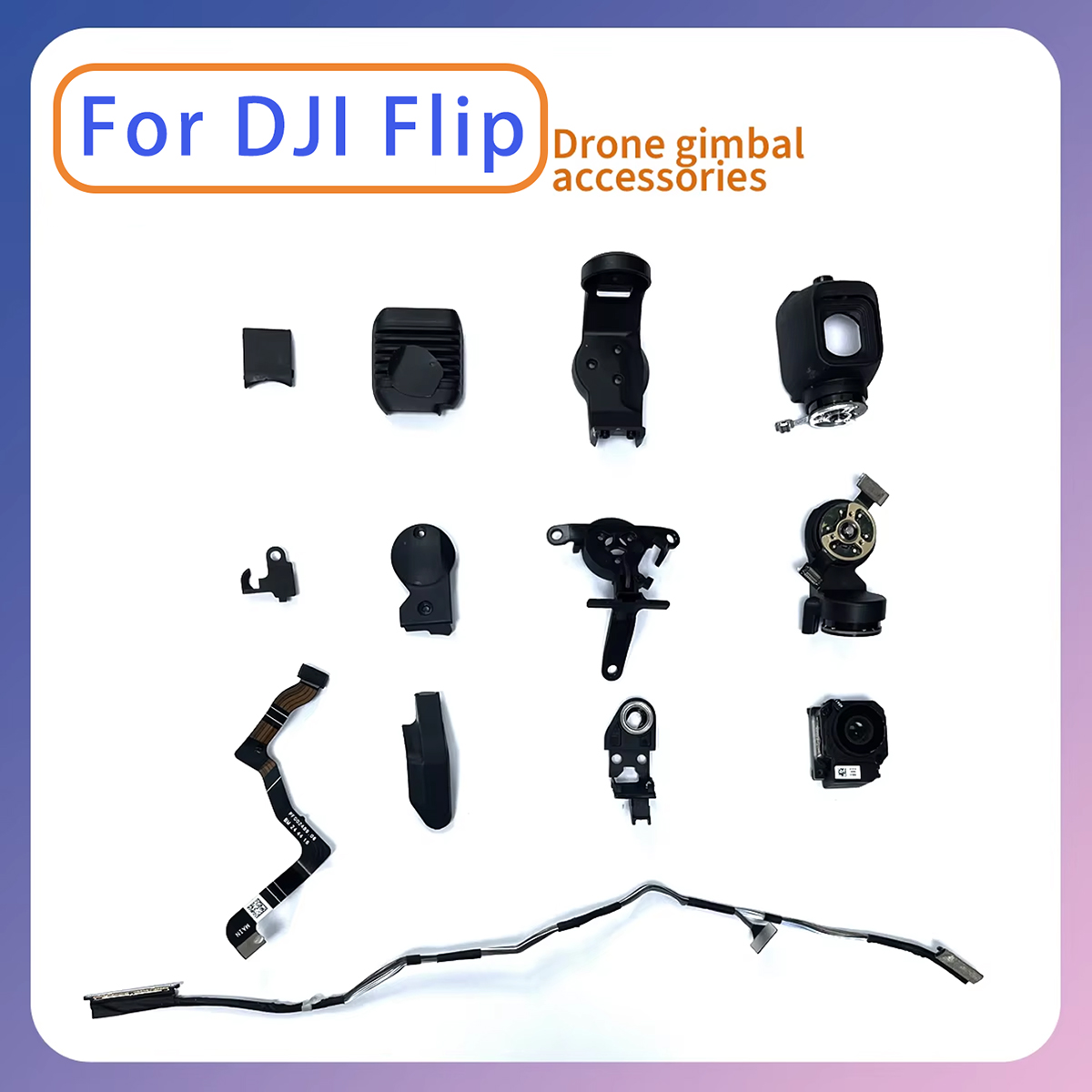 Drone Gimbal Ribbon Cable - Original Flip gimbal camera with motor,