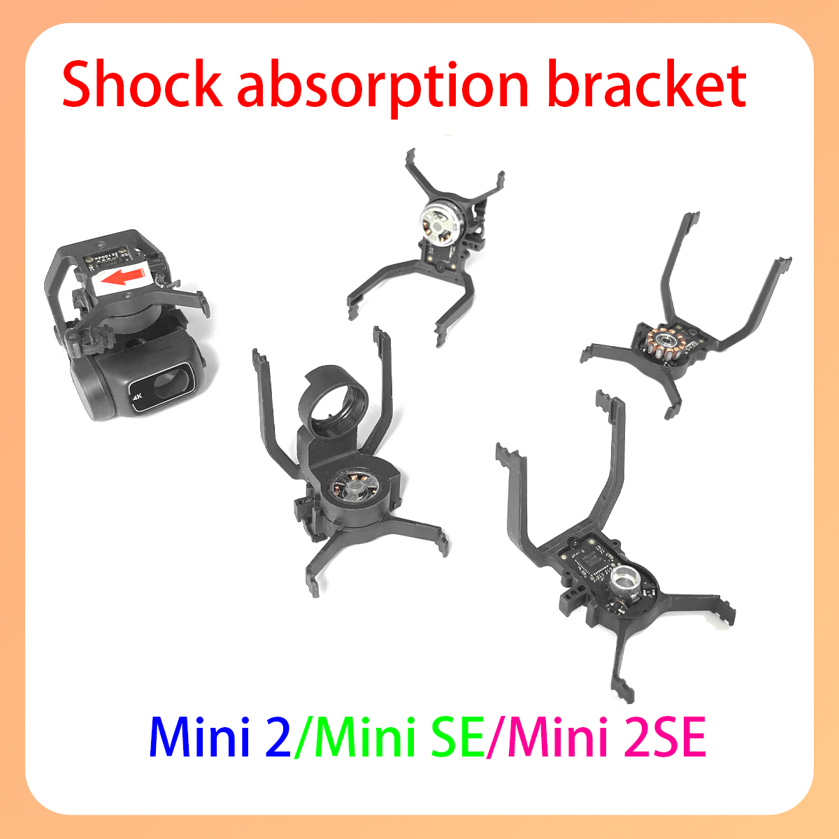 Drone Gimbal Mount - Original min2/4k/se/2se gimbal upper ower bracket