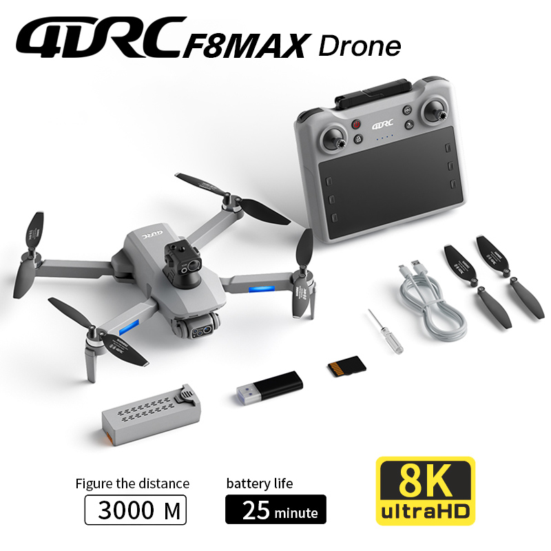 Drone Gimbal Brushless - F8 MAX GPS Drone Professional 8K