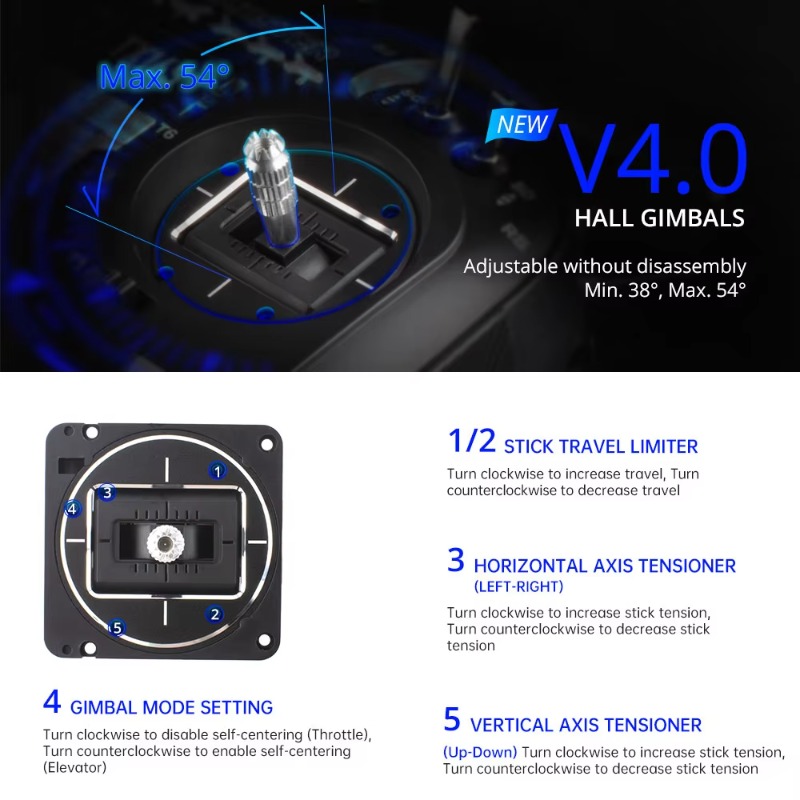 RadioMaster TX16S MKII V4.0 16 - Drone Gimbal Controller recension och pris