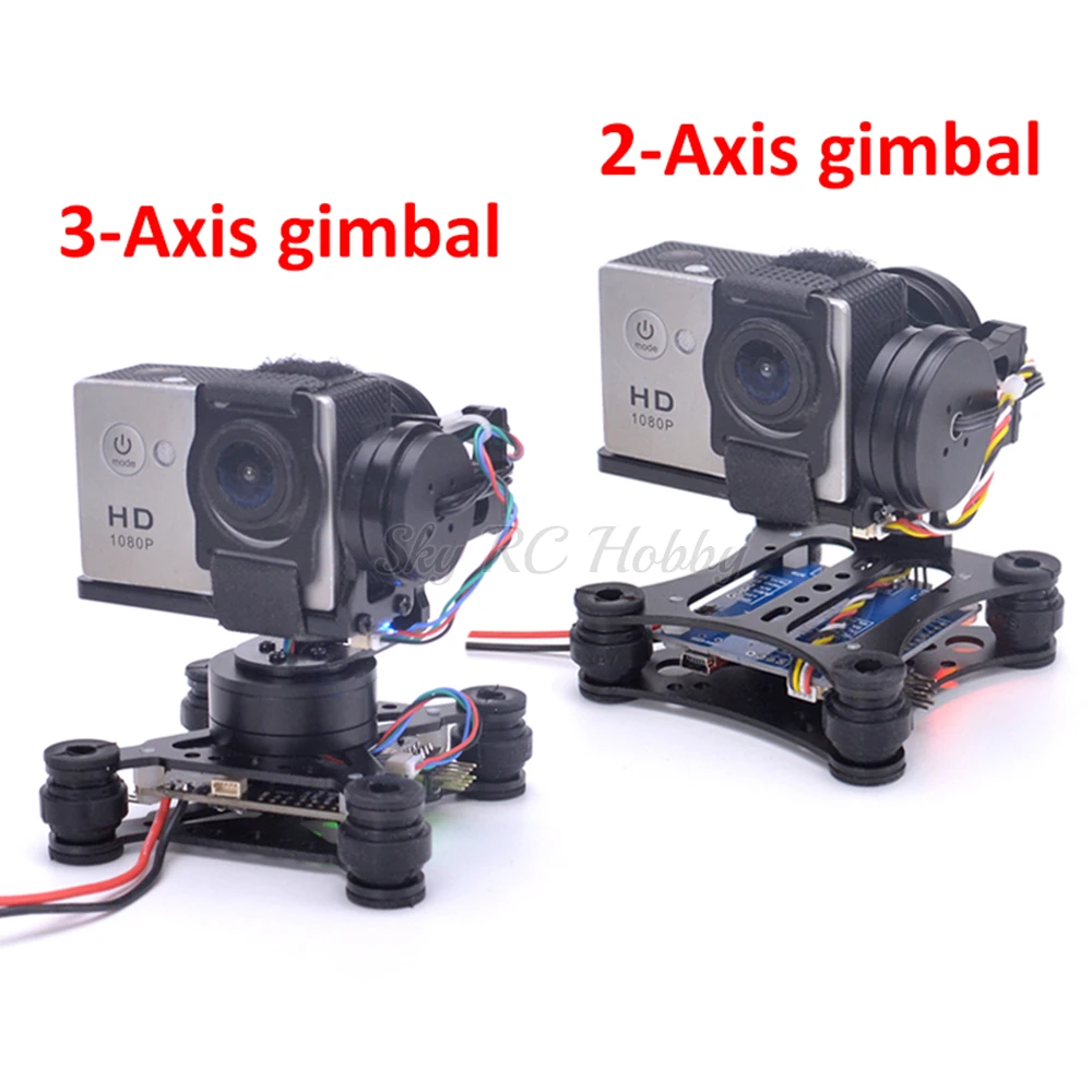 Lightweight 2-Axis / 3-Axis Br - Drone Gimbal For Gopro recension och pris