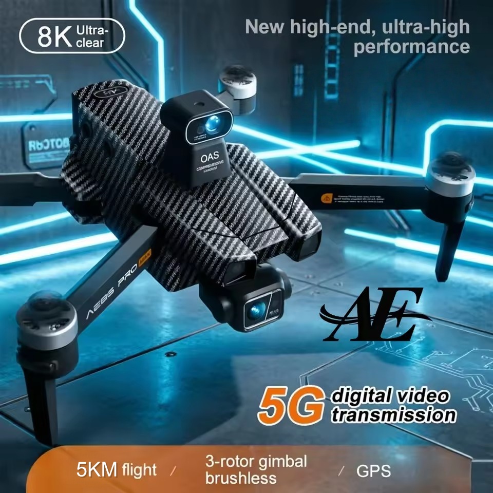 Brushless 8K ESC Dual Camera D - Drone Gimbal 3 Axis recension och pris