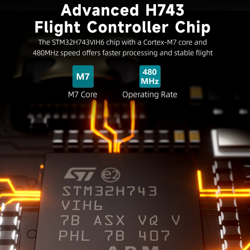 GEPRC TAKER H743 BT 8Bit 80A S - Drone Gimbal Controller recension och pris