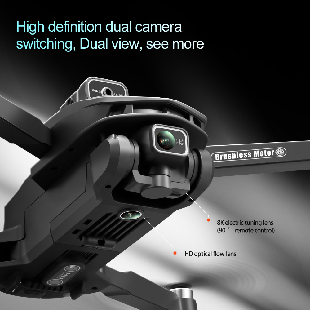 V168 PRO Max GPS Drone 8K Prof - Drone Gimbal Brushless recension och pris