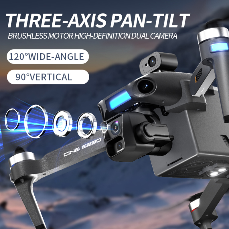 2026 New 8K Dual Camera Drone  - Drone Gimbal Brushless recension och pris