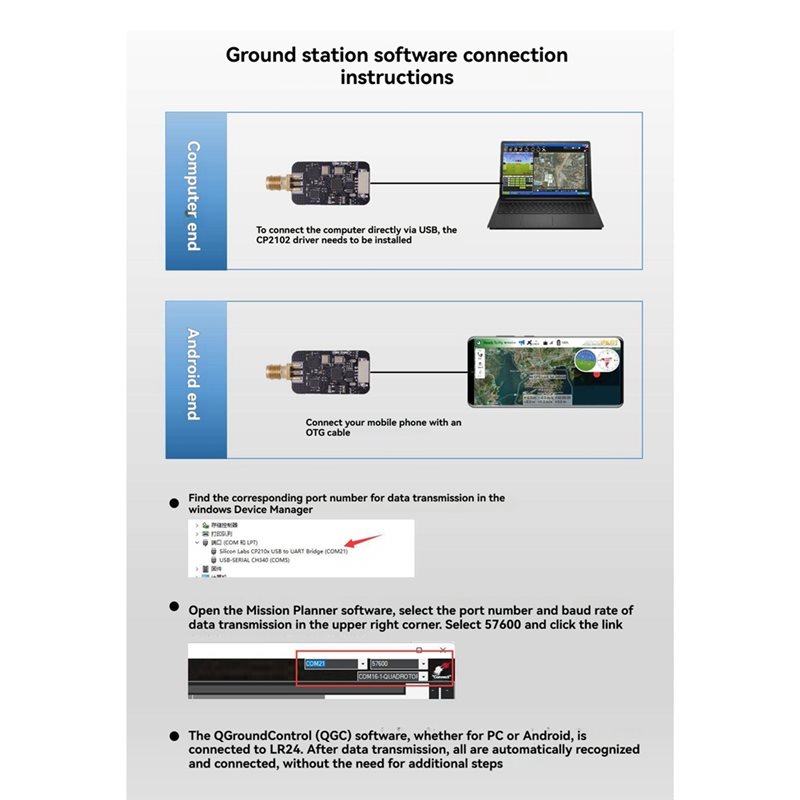 R24-F For PC/Android Ground St - Drone Gimbal For Gopro recension och pris