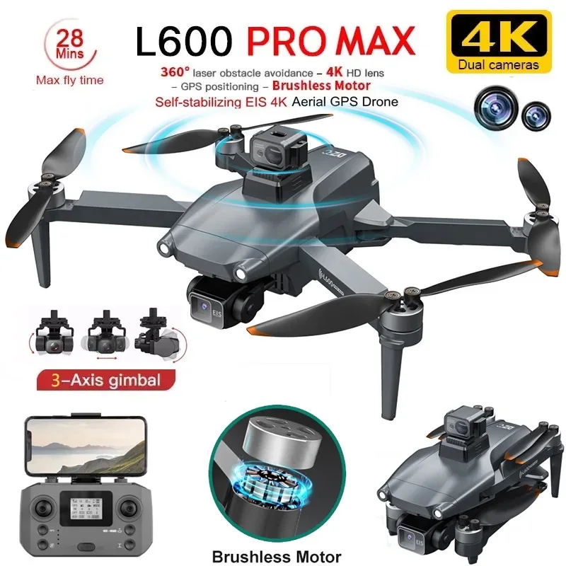 L600 PRO MAX GPS Drone Profess - Drone Gimbal Case recension och pris