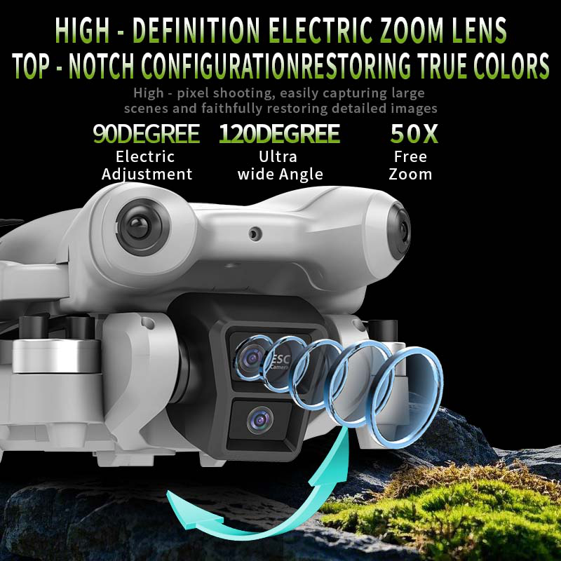 S101 Drone 8K HD Professinal D - Drone Gimbal 2 Axis recension och pris
