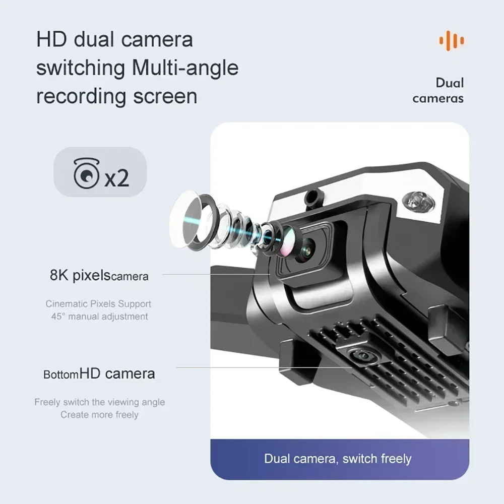 G6 pro Drone with 8K Dual Came - Drone Gimbal Brushless recension och pris