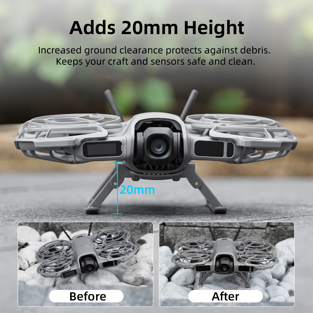 BRDRC Folding Landing Gear for - Drone Gimbal Mount recension och pris