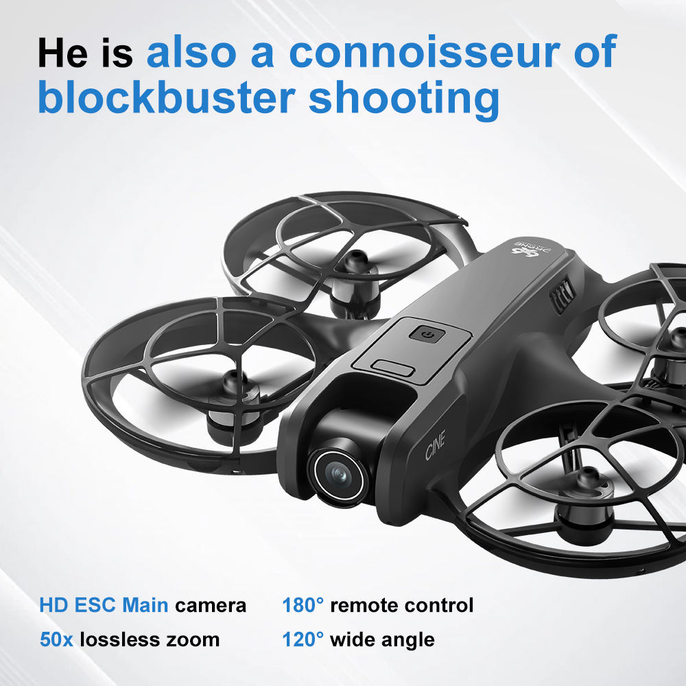 V666 Foldable Mini Drone 4K Du - Drone Gimbal Brushless recension och pris