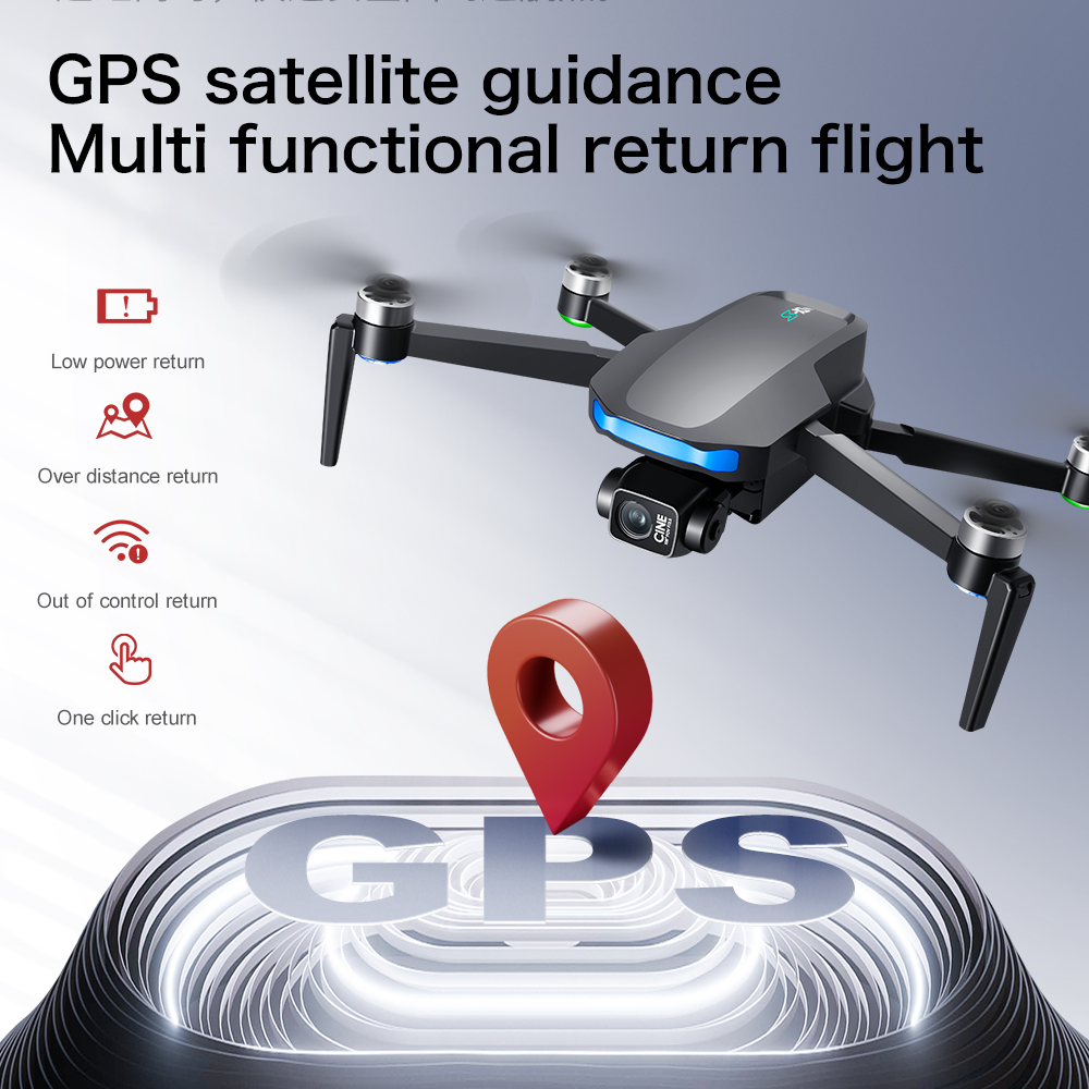 New S-X1 MAX Drone GPS 8K Prof - Drone Gimbal Brushless recension och pris